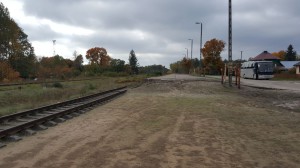 Die Gleise von Sobibór.
