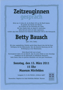 Betty Bausch Plakat