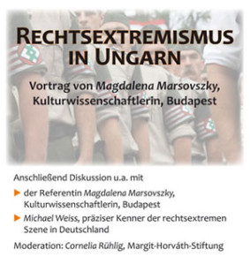 Rechtsextremismus Ungarn Marsovszky Plakat