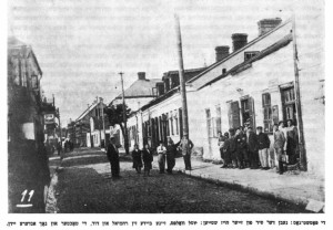 Straße in Wlodawa, frühe 1930er Jahre