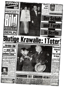 BILD-Zeitung, Titelseite vom 3. Juni 1968