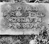 Grabstein Jolan Freifeld, Neuer Friedhof, Offenbach. 