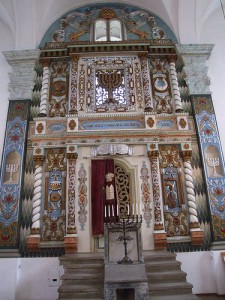 Neobaraocker Toraschrein von 1936 in der Großen Synagoge von Wlodawa.