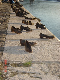 Schuhe Denkmal in Budapest