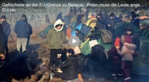 Flüchtlinge an der Grenze von Belarus und Polen. Zum Podcast des swr klicken Sie hier.