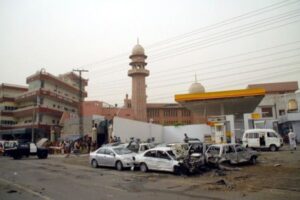 Nach dem Anschlag auf zwei Moscheen der Ahmadiyya in Lahore, 2010.