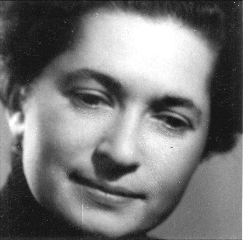 Magda Hollander-Lafon ca. zwei Jahre nach der Befreiung; ca. 1947