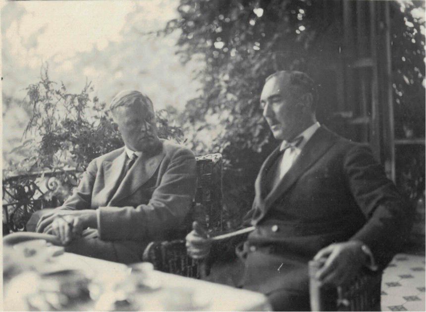 Otto Flake zu Besuch bei Thomas Mann, 1929