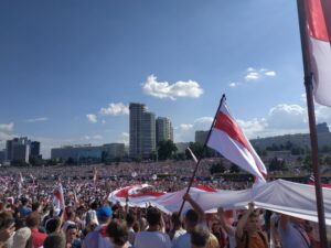 Massenproteste in Minsk, 16. August 2020