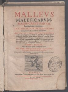 Der „Hexenhammer“, im Originaltitel: „Malleus maleficarum“ (lateinisch), ist das Werk des deutschen Dominikaners, Theologen und Inquisitors Heinrich Kramer, das die Hexenverfolgung legitimierte und wesentlich beförderte. Das 1486 erstmals publizierte Buch erschien bis zum Ende des 17. Jahrhunderts in rund 30.000 Exemplaren. Es war ein wichtiges Instrument für die Inquisitoren, um die Hexenverfolgung zu legitimieren.