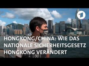 Wie das "Nationale Sicherheitsgesewtz" Hongkong verändert. Einen Beitrag des "Weltspiegel! sehen Sie hier.