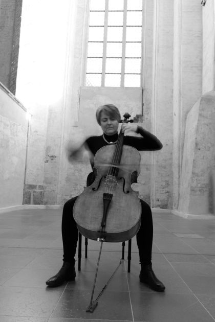 Friederike Fechner am Cello
