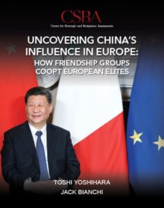 In vielen Ländern Europas versucht China auch Einfluss auf Parlamentarier zu nehmen. Ein verbreitetes Mittel dafür ist die Gründung von „Freundschaftsgruppen“, die in Kooperation mit dem chinesischen Staat Reisen nach China organisieren. Die Studie von Toshi Yoshihara und Jack Bianchi, 2020 beim Cneter for Strategic and Budgetary Assessments veröffentlicht, untersucht dieses Phänomen. Das Europaparlament hat die Freundschaftsgruppe eingestellt, nicht aber der Bundestag.